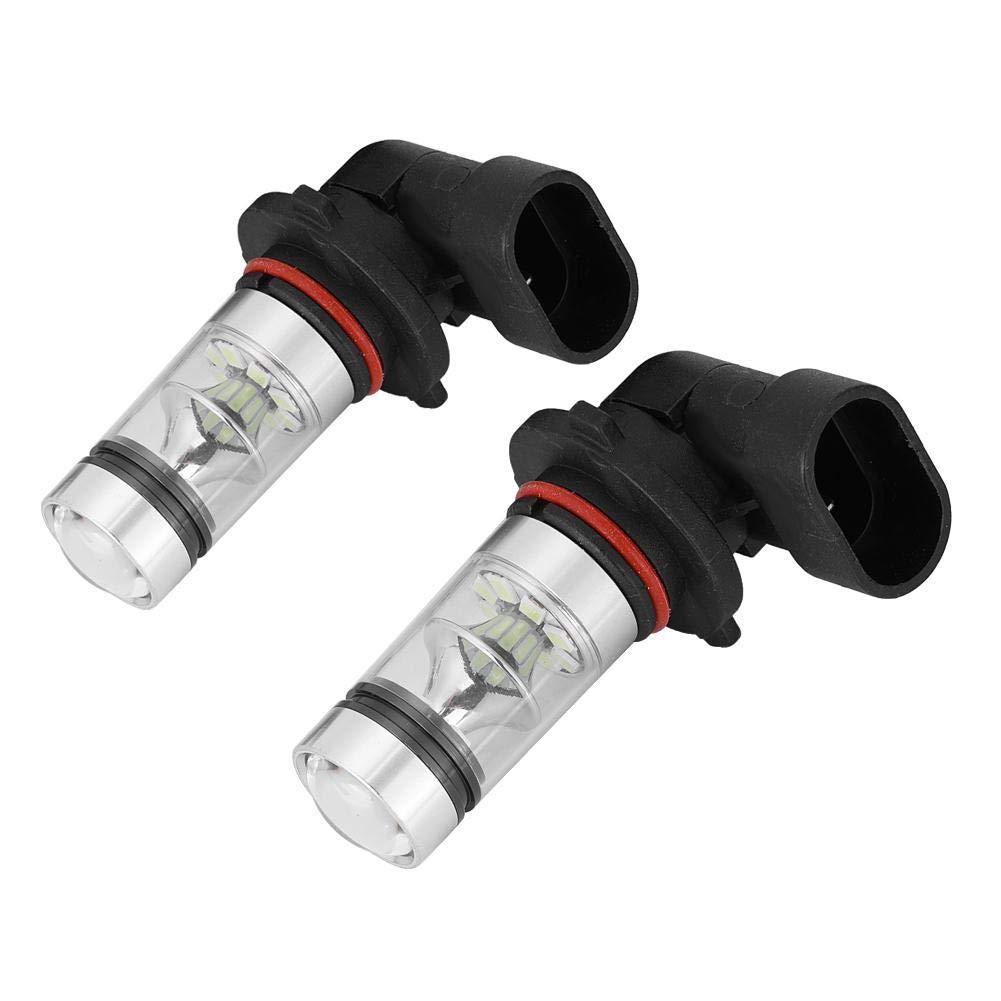 【1 par】 Bombillas LED, 12-24V 100W 8000K Luces antiniebla azul hielo para coche Bombillas LED para faros delanteros Bombilla 9005 HB3 H10 9145 9140 9040 9055 9155 9150 PY20D