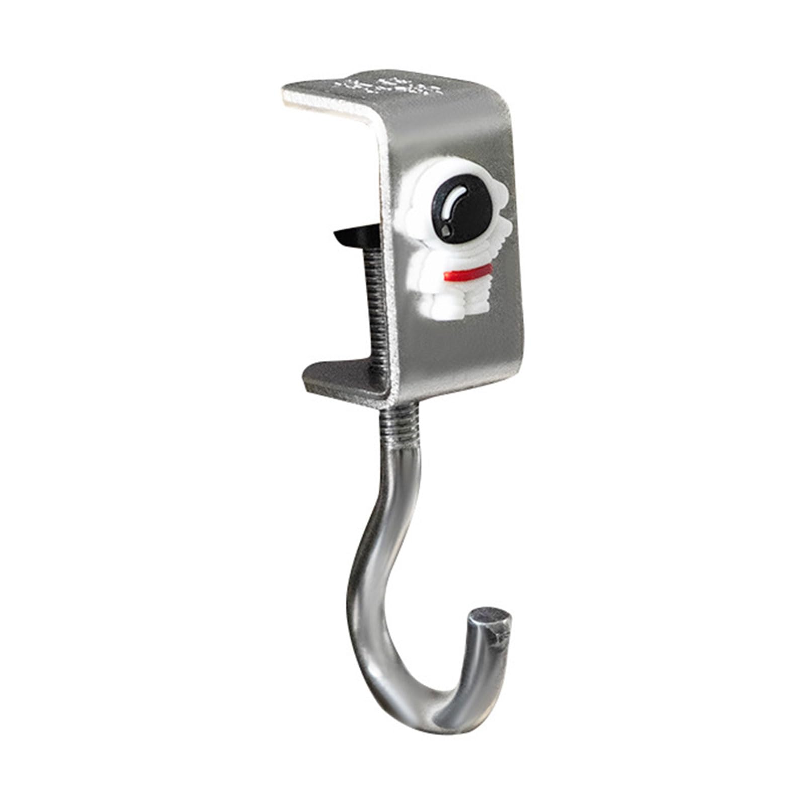 Hsioluted Cartoon Astronaut Detachable Strong Load-Bearing Desktop Bag Hook Table-Side Schoolbag Hanger Hook Movable Cartoon Astronaut Hooks