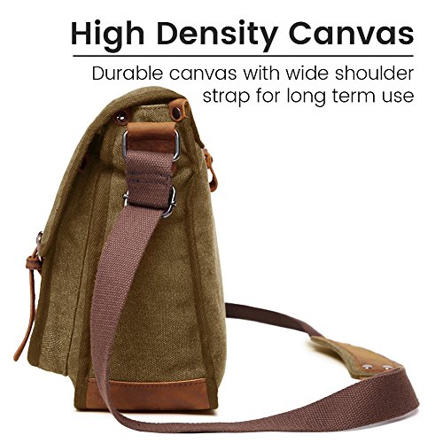 Vintage Military Messenger Bags Men Women Canvas Shoulder Bag Satchel