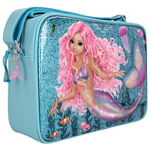 Depesche 11047 Schoudertas, Fantasy Model Mermaid, blauw, ca. 10 x 24 x 34 cm - Image 3