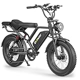 Qlaway Fat Tire Electric Dirt Bike 750w for Adults...