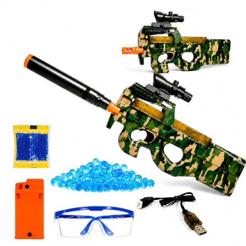 Image of Automatic Gel Blaster Toy Gun for Kids with Gel Blaster Balls Rechargeable Battery Operated Outdoor Electric Target Game Toys for Best Birthday Gift
