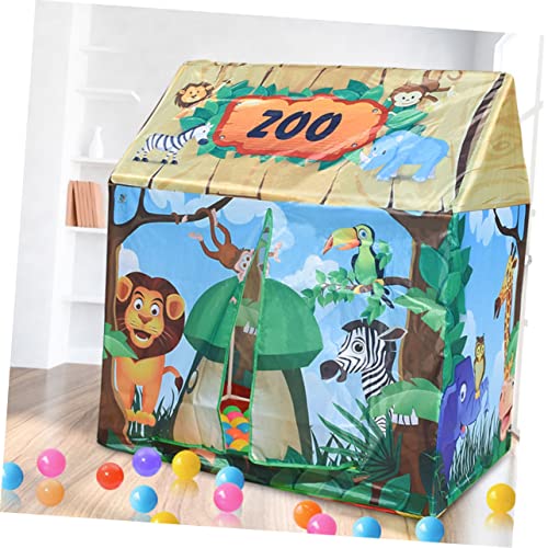 Toyvian 2 Stuks Speeltent Voor Kinderen Meisjes Tipi Tent Tentje Spelen Oceaan Ballenbad Spel Huis Voor Kinderen Baby Tipi Tent Peuter Indoor Tipi Prinses Kleuter Pit Vijver Plastic - Afbeelding 6