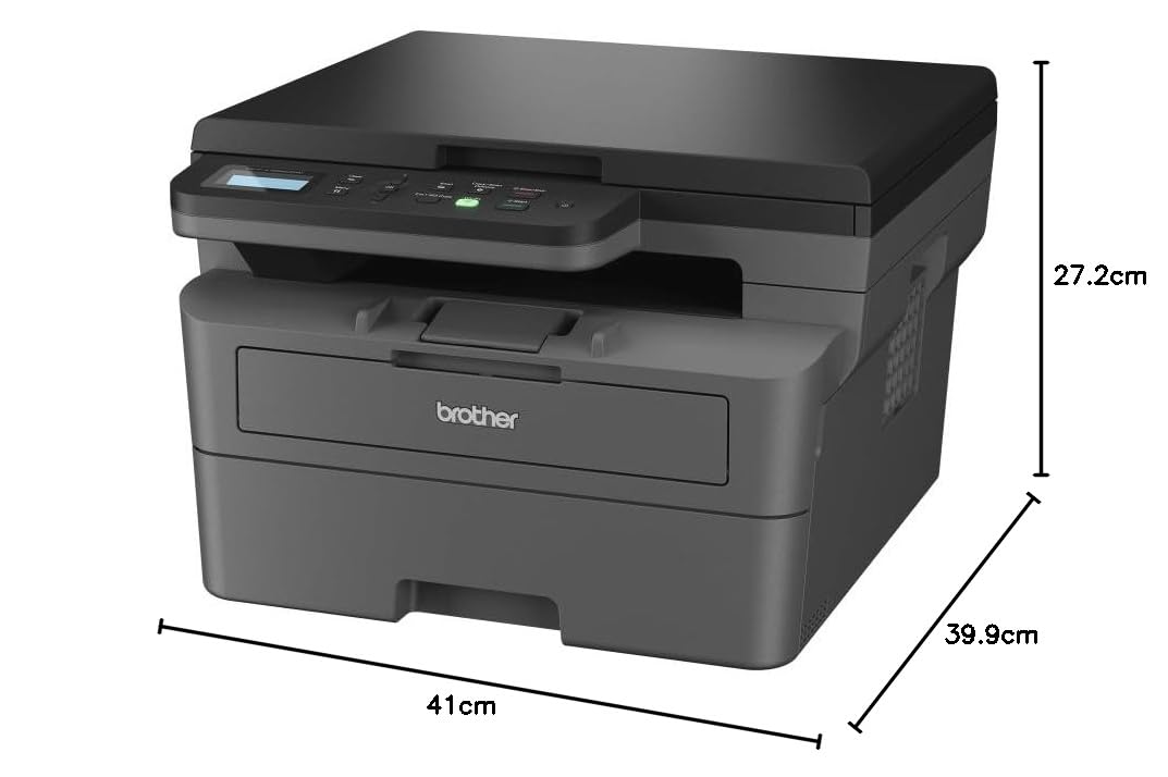 Brother DCPL2620DW, Impresora multifunción 3 en 1 láser Monocromo WiFi con impresión automática a Doble Cara