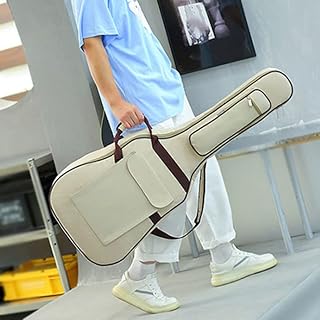 DFGHJK Housse de guitare rembourrée Oxford Universal Instrument Shoulder Guitar Bag Sac de sangle acoustique en coton… - Les Beatles, Paul McCartney, John Lennon, RIngo Starr, George Harrison DFGHJK Housse de guitare rembourrée Oxford Universal Instrument Shoulder Guitar Bag Sac de sangle acoustique en coton… – Image 4