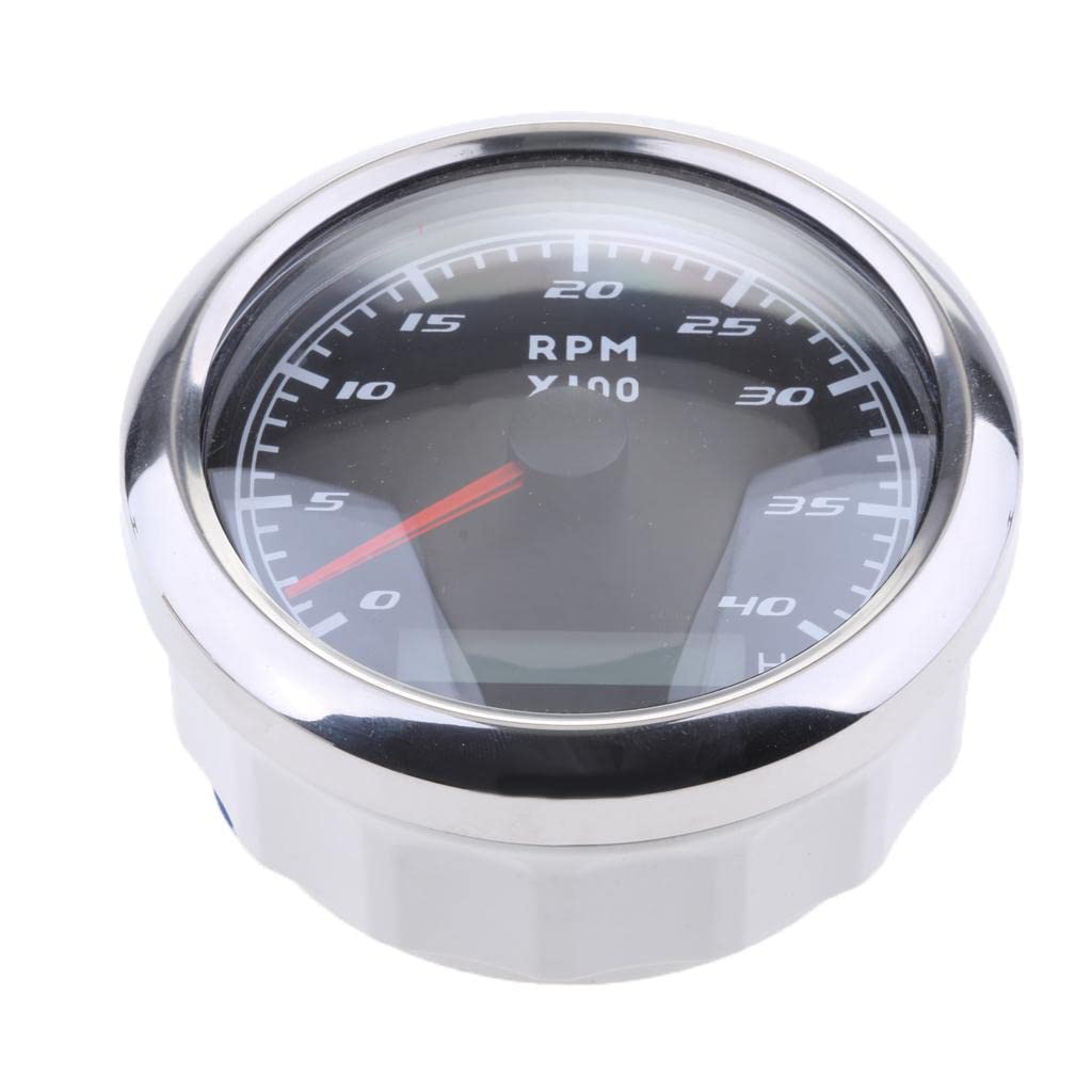 BNF® Marine RPM Tachometer Gauge LCD Hour Meter 9-32V 0-4000 RPM 85mm| Motors | Parts & Accessories | Boat Parts | Electronics & Navigation | Radar & Autopilots-image-29