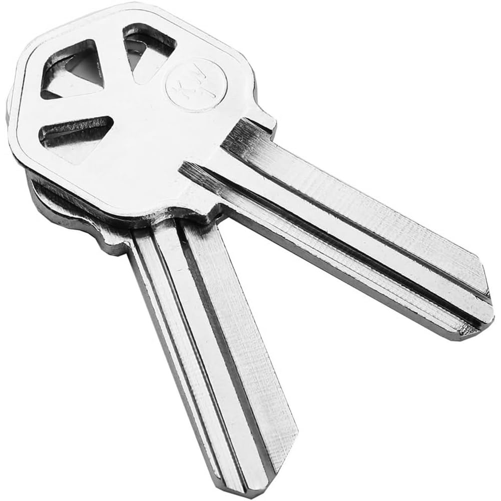 Ptdfjspt KW1 Brass Blank Key Blanks 100 Pack of Uncut Blank Keys Copper Structures Blank Keys