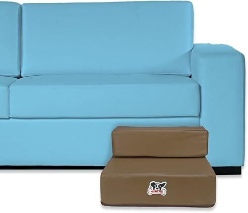 Miniatura 2 de Escaleras plegables de cuero para mascotas Smooth Steps (marrón)