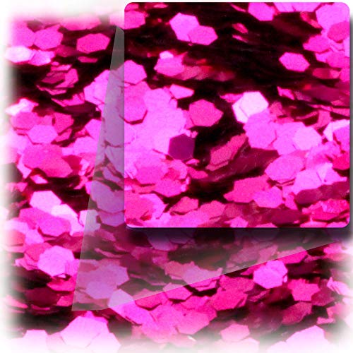 The Crafts Outlet Glitter Powder, 1-LB/454g, Fine 0.100in, Hot Pink