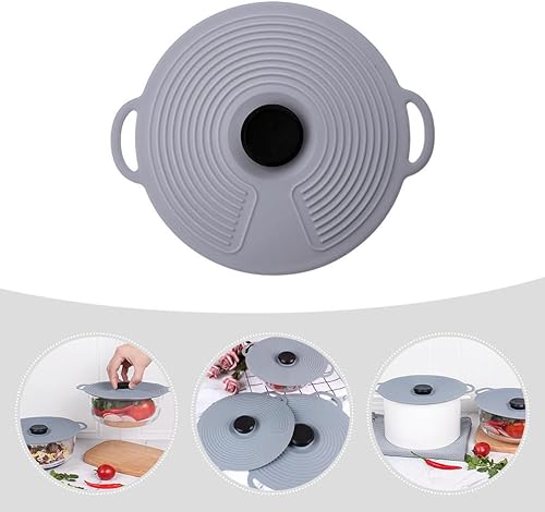 Miniatura 8 de Fundas de silicona reutilizables para ollas y sartenes, tapas elásticas para recipientes de alimentos, aptas para microondas, fácil para la frescura