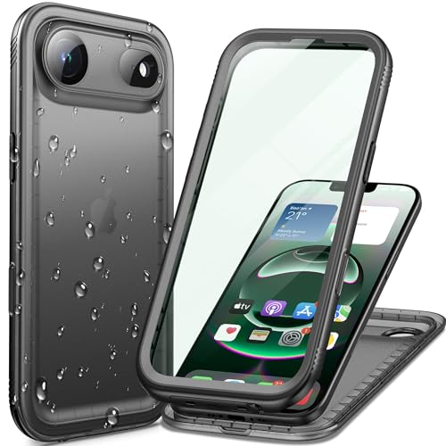 👍【Design Unico】Retro traslucido: Il design opaco traslucido crea una texture distintiva. L'esterno è confortevole e presenta un logo discreto, rendendo il telefono più unico, elegante e stiloso. I bordi rialzati dello schermo e della fotocamera proteggono efficacemente da graffi e danni, offrendo una protezione completa.