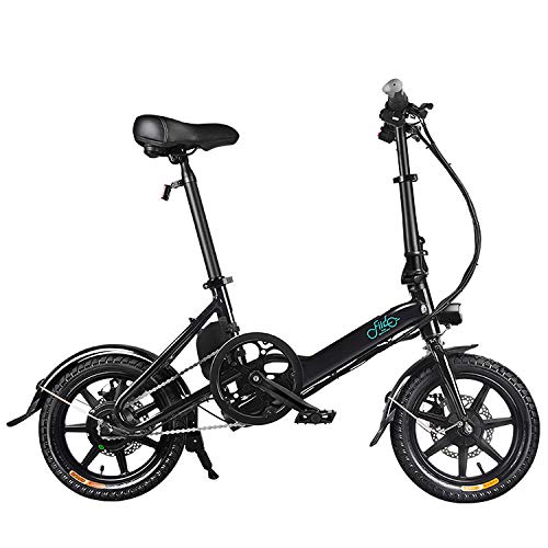 PERFECTA Bicicleta Eléctrica Plegable de Señora con motor de 250W, Ligera. Vel. Máx. 25 Km/h