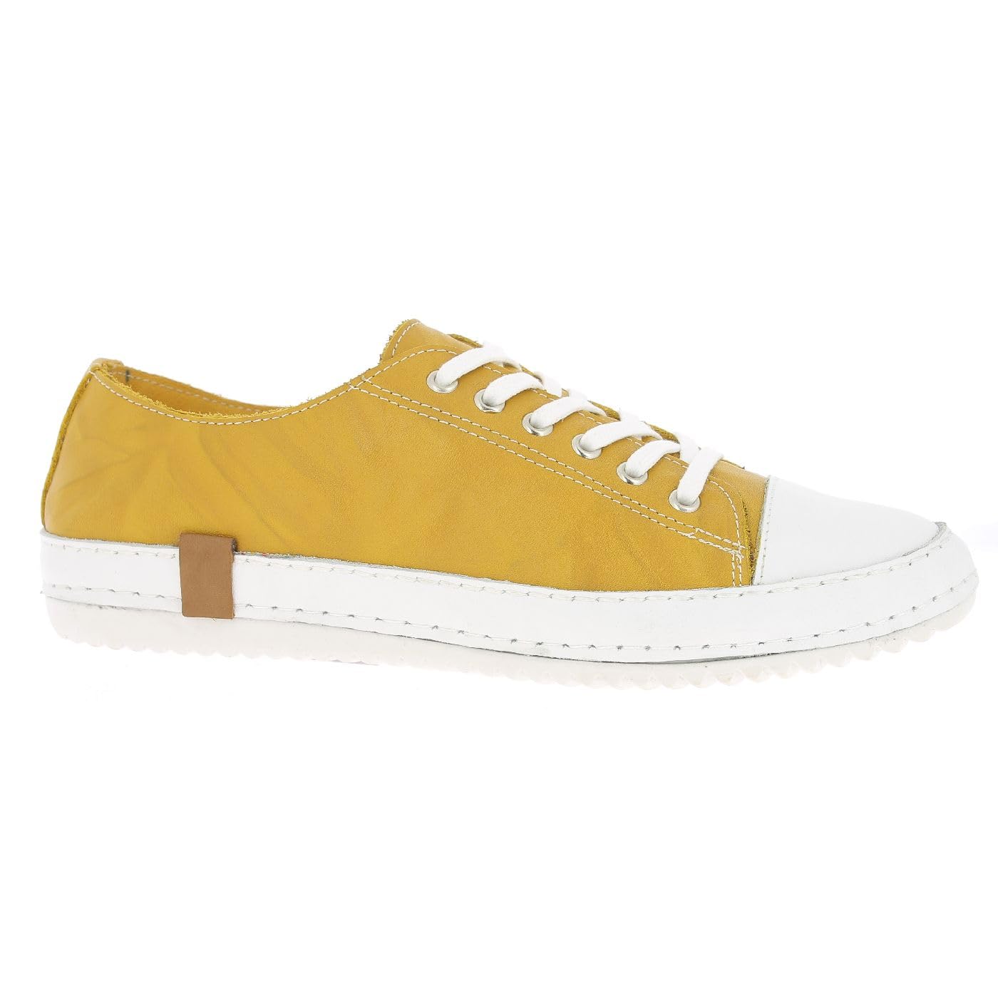 Andrea Conti Women's Trainers Sneaker, Ochre, 3.5 UK