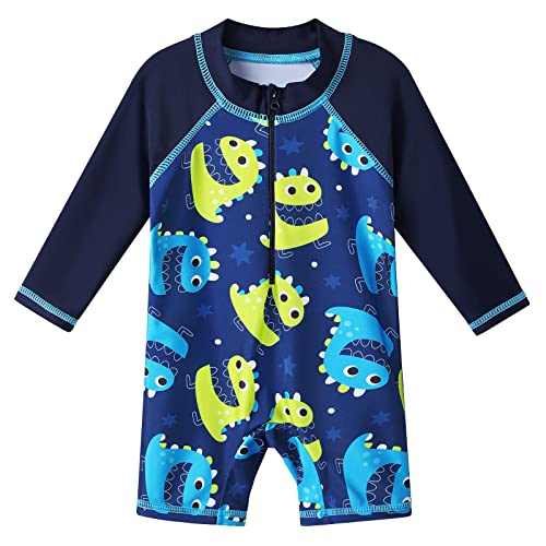 Image of XFGIRLS Baby Boys Swimsuit Toddler Sunsuit UPF 50+ Sun Protection One Piece Beach