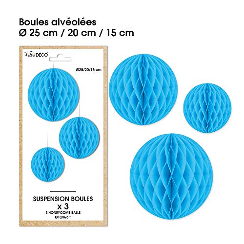 Générique 3 SUSPENSIONS Boules Bleues