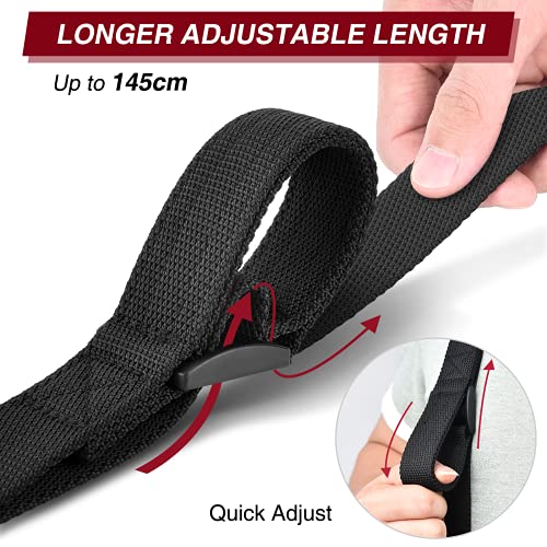 CVLIFE Two Point Sling Rifle Sling 1.25 in Width, Tube Webbing, Black - image 4