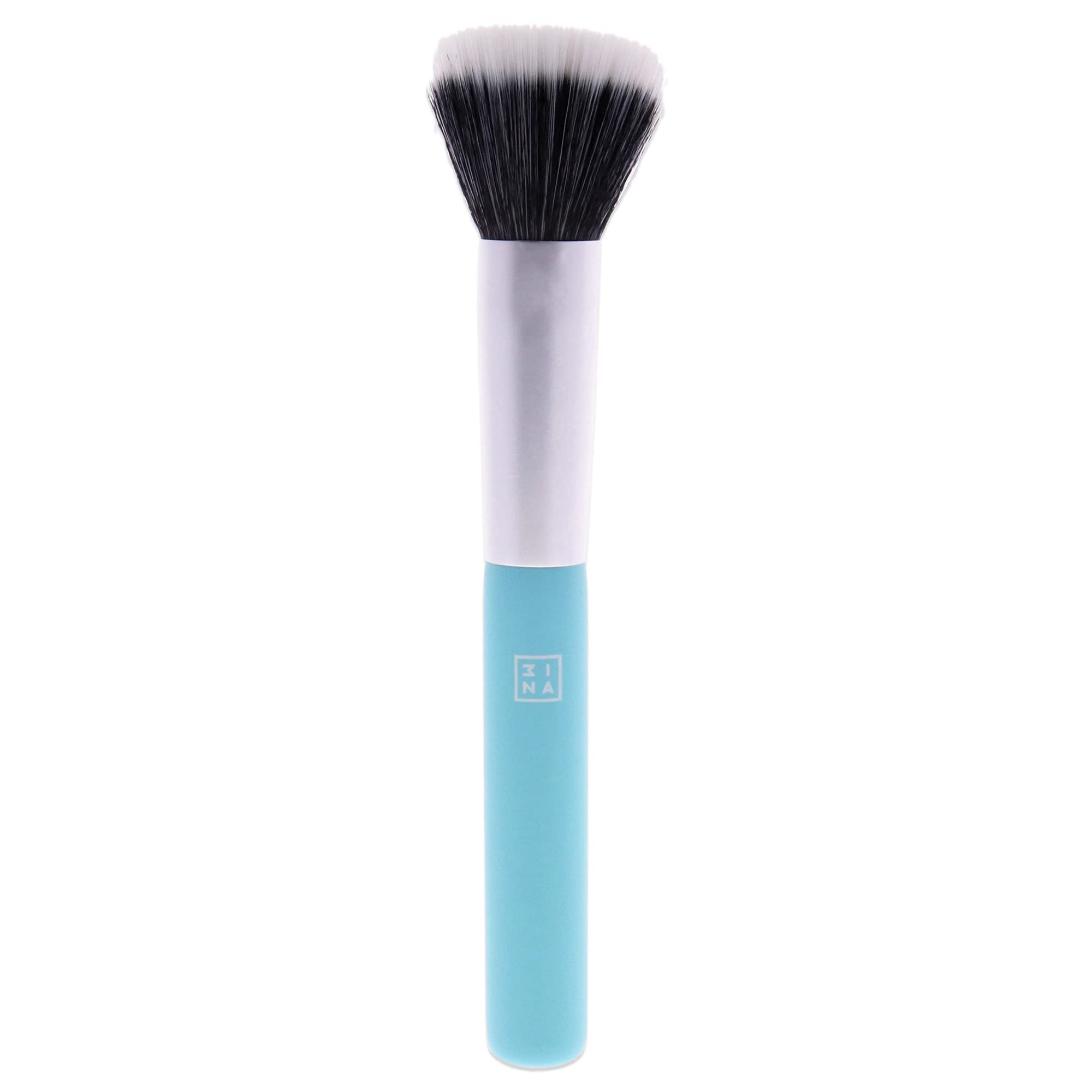 3INA The Foundation Brush - Makeup Brush for Powder and Liquid Products - Soft Bristles for Smooth Skin - Buffing, Blending and Contouring - 1 pc