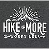 Hike-More-Worry-Less-Shirts-for-Women-Hiking-Shirt-Funny-Letter-Print-Tshirt-Short-Sleeve-Shirt-Gift-for-Hiker Hike More Worry Less Shirts for Women Hiking Shirt Funny Letter Print Tshirt Short Sleeve Shirt Gift for Hiker