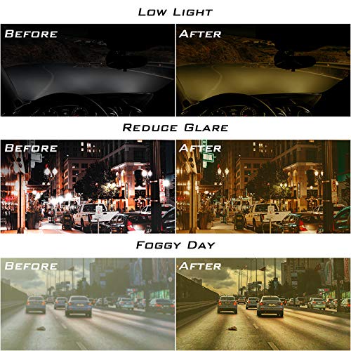 Kastking Night Vision Driving Glasses For Men Women,Full Wrap Design thumb #2