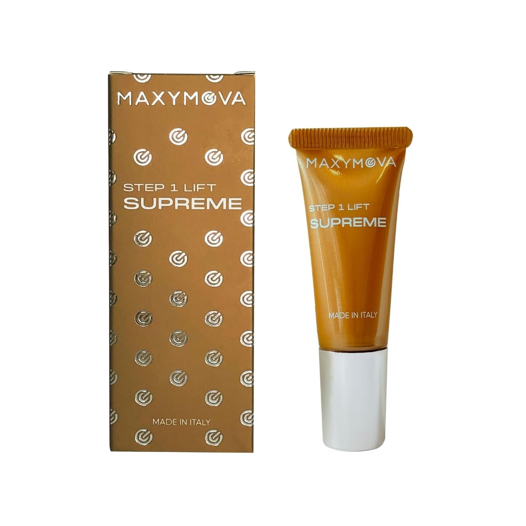 MAXYMOVA Kit laminazione ciglia e sopracciglia, Lash lift kit, Formula rivoluzionaria, Linea Supreme, Con aloe e bambù, Prodotto professionale per salone, Tubi da 10 ml