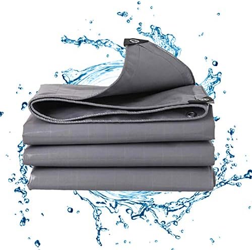 Heavy Duty Waterproof Poly Tarp 15x24ft Tear Resistant & Thick Tarp with Reinforced Corners Grommets Ideal for Covering and Protection 15.7Mil