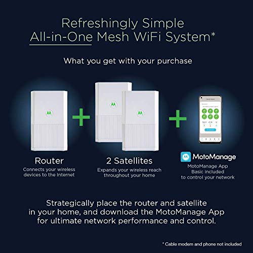 Motorola MH7023 Mesh WiFi System - Image 9