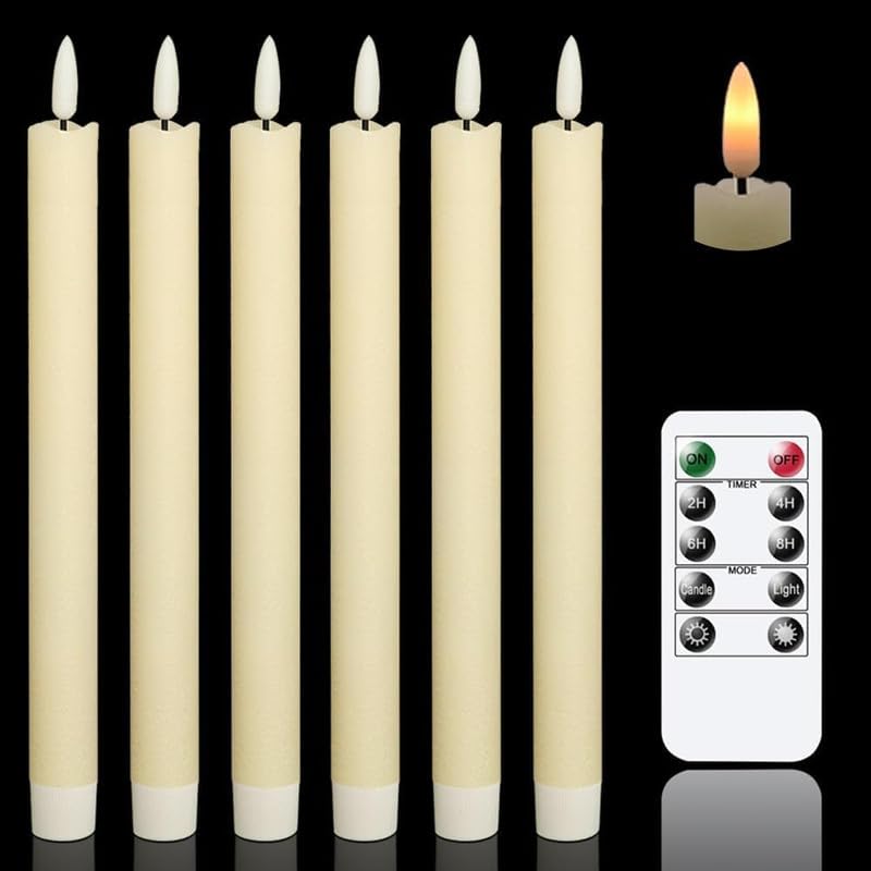 3d flameless led candle | rechargeable decorative candle light for home & festival decor | romantic diwali, valentine & anniversary gift