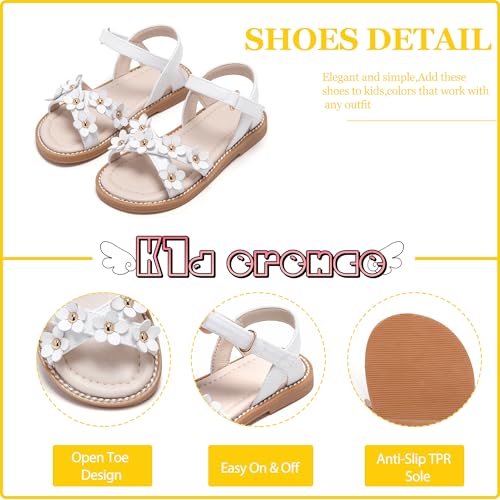 Image of Kiderence Toddler Girls Sandals Little Girls Kids Summer Shoes Toddler Sandals