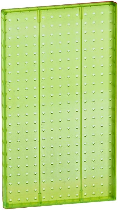 Azar 771322-WHT Pegboard 1-Sided Wall Panel, White Solid Color, 2-Pack