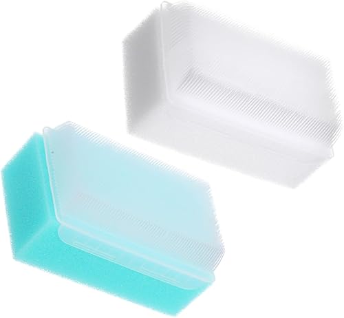 Miniatura 1 de Gatuida 2 cepillos sensoriales para baño y masaje táctil, cerdas suaves para limpieza suave y estimulación sensorial y herramientas para adultos