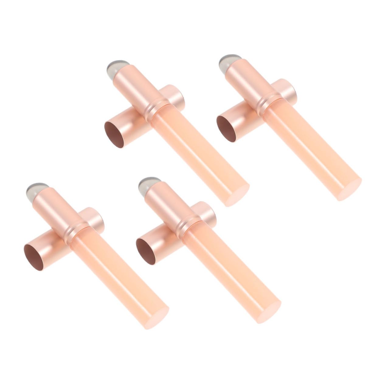 IWOWHERO 4pcs Lipstick Brush Applicator Silicone Lip Brush for Women Portable Lip Makeup Tool