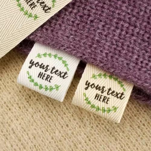 Etiquetas De Costura Personalizadas For Coser Etiquetas De Ropa, Etiquetas De Sarga Personalizadas For Ropa, Accesorios De Costura, Etiquetas De Tela Personalizadas, Etiquetas De Sarga Personalizadas(