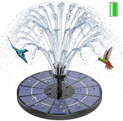 AISITIN 3,5W Solar Springbrunnen Solar Teichpumpe mit Solar Panel...