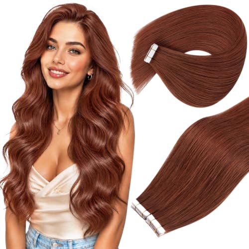 Ve Sunny Extensions Tape in Warm Mahogany 22inch 50g 20Pcs invisible