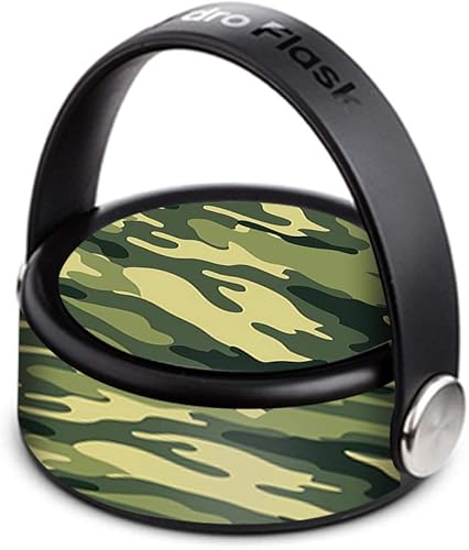 Miniatura 2 de Skin Decal for Hydro 64 oz Flask Wide Mouth Water Bottle Vinyl Wrap Only - Green Camo Original Camouflage