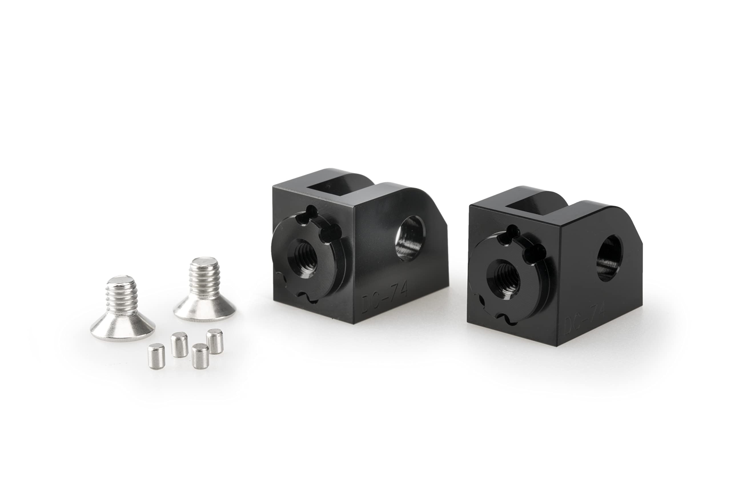 Puig 20675N Adaptor Adjustable Rider Footpeg Black