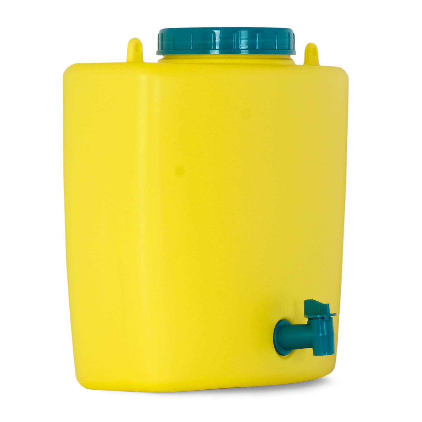 Bidon D'eau 28L Avec Robinet Et Roues – Portable, étanche, Pour Camping, Rando, Survie – Vert