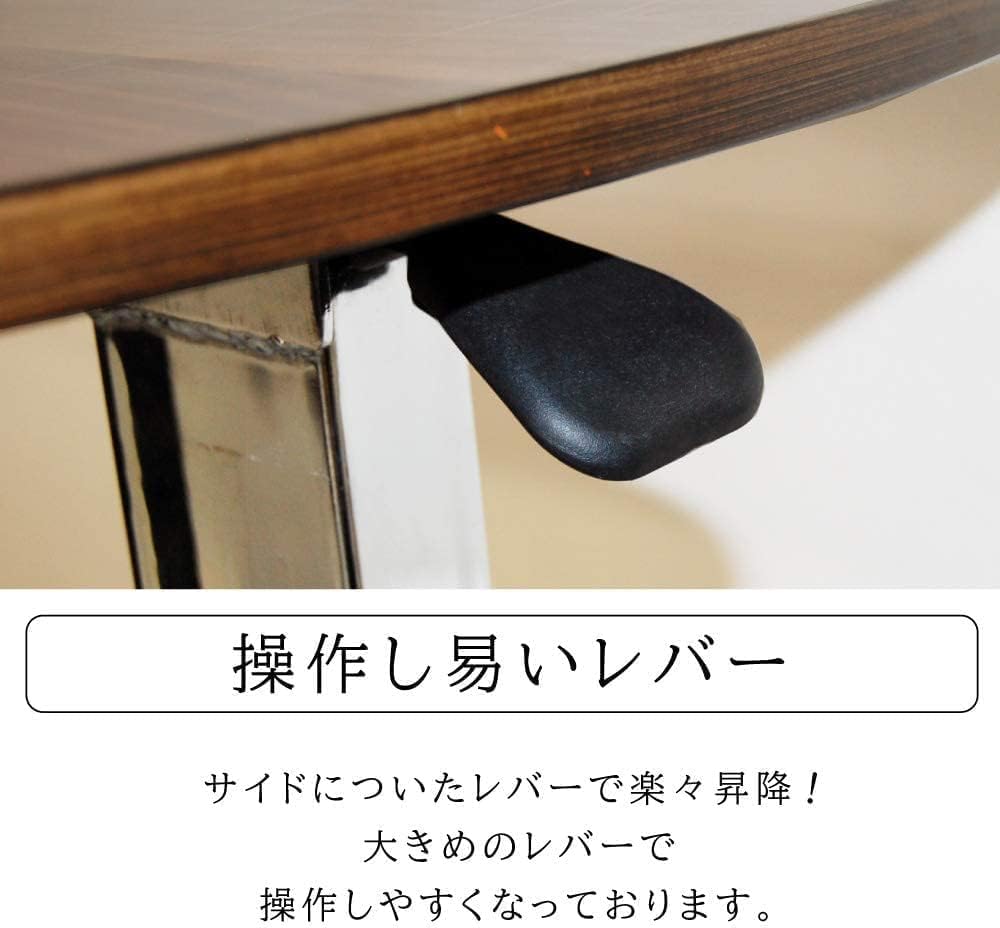 Amazon.co.jp: サイドテーブル ワイド 90×40 ベッドテーブル