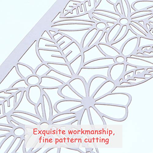 Uonlytech Black Candlesticks 50Pcs Candle Wraps Led Tea Light Wrap Lampshade Holder Votive Hollow Flower Leaves Wraps Paper For Led Battery Tealight Candles White White Candlesticks #TOP2