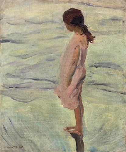Coucher de soleil de Joaquín Sorolla en grand tableau pour décoration de salon