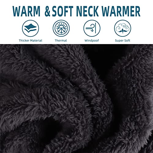 Image of JANGANNSA Fleece Kids Scarf - Warm Winter & Autumn Neck Warmer for Boys & Girls 1-6Y