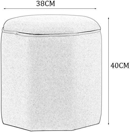 Taburete para sofa comodo y transpirable reposapies de madera 40cm 2