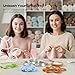 Caydo iCord Maker Kit for Beginners, 92pcs i-Cord Knitting Set for DIY Handicrafts Making, Quickly Knitting iCord with i Cord Knitting Machine Create Pretty Crafts, Ideal Present for Knitting Lovers