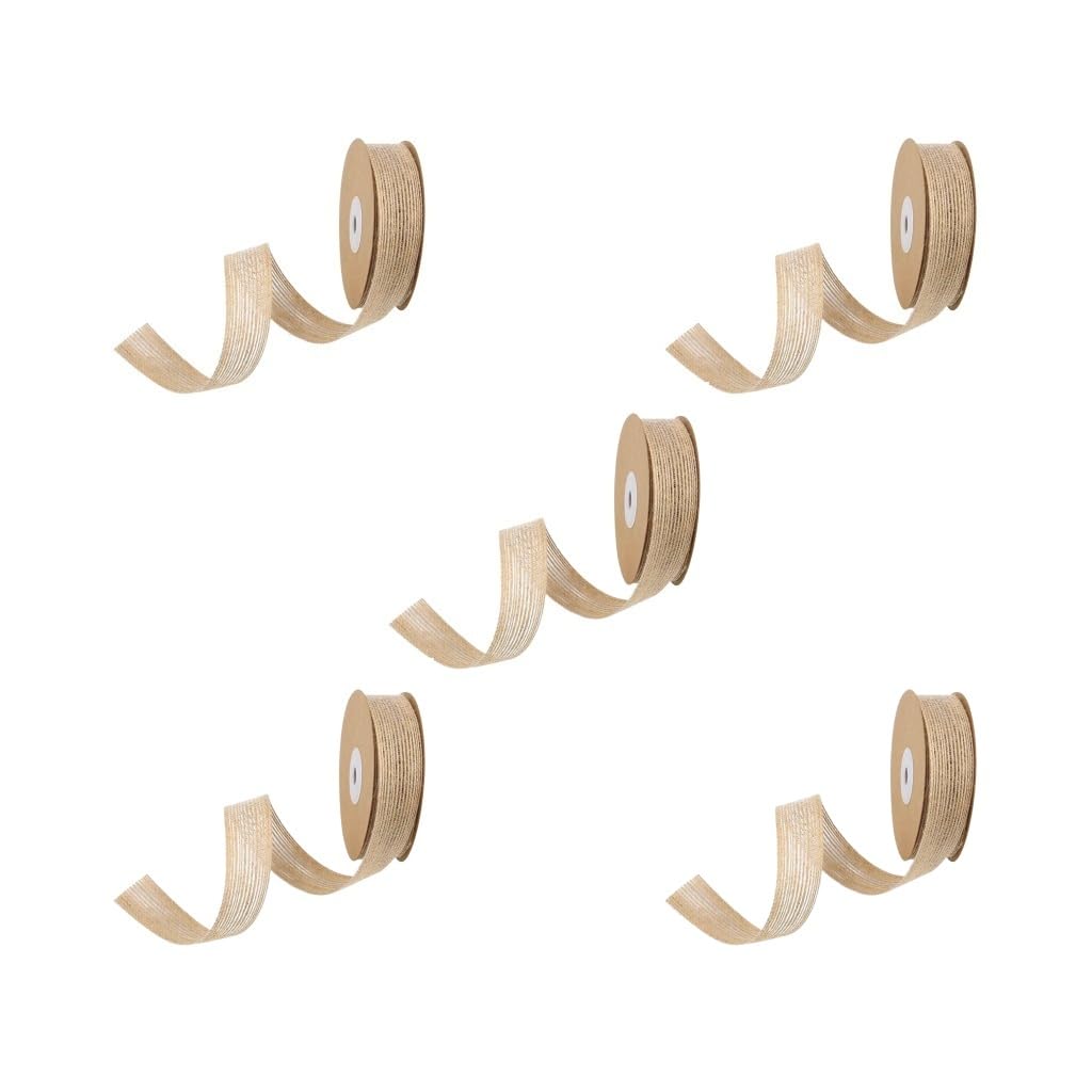 Ruban en toile de jute naturelle 3.8 cm : évitez les emballages plastiques