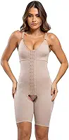 Cinta Modeladora Pós-Cirúrgica Abdominoplastia Lipoaspiração Lipoescultura - Bege - Tamanho 115 cm - Mulheres Pós-Cirúrgicas de Abdome - Adulto - Feminino