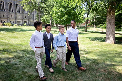 French Toast Boys White Long Sleeves Dress Shirt - E9004 - White, 12 Husky2