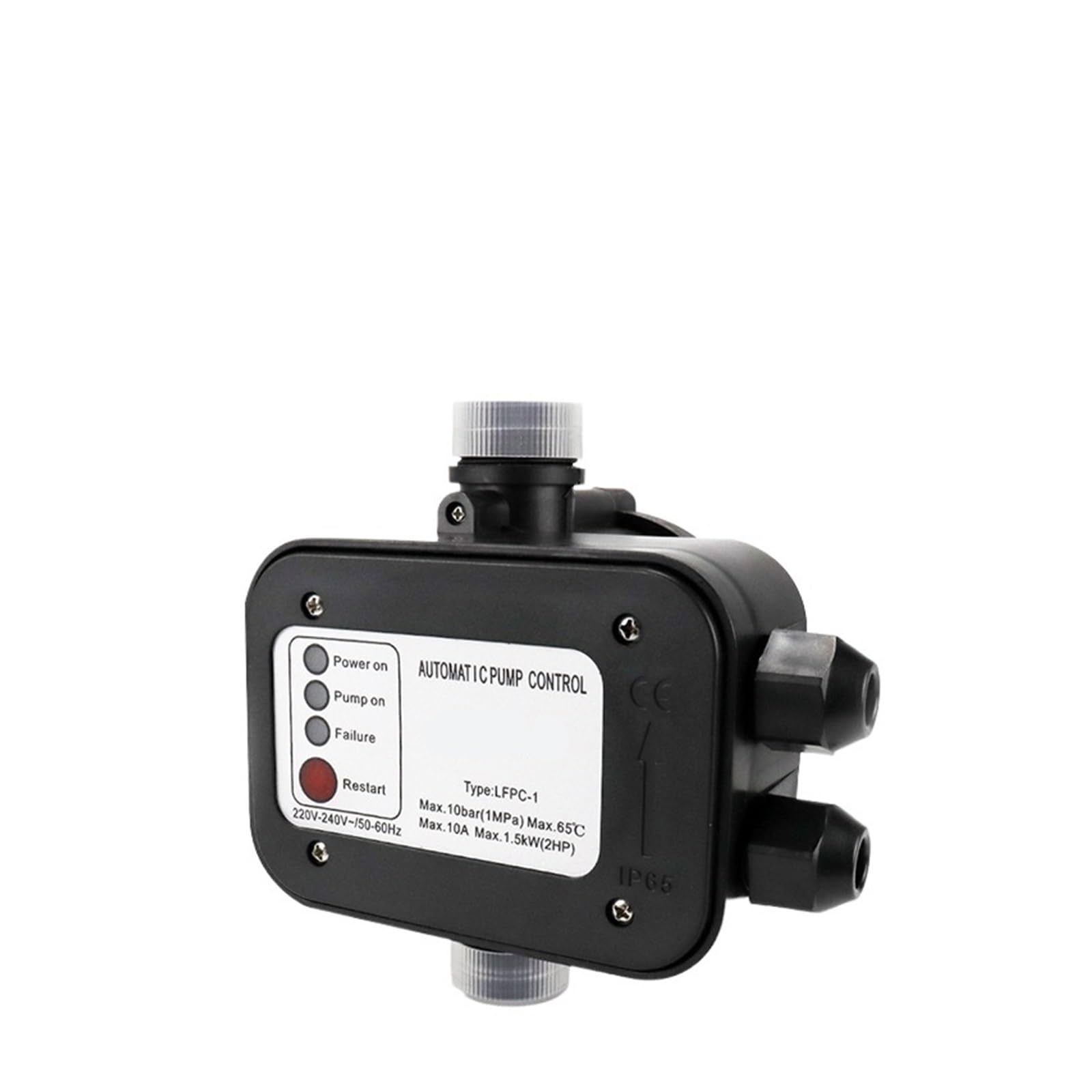 presostato Bomba Agua AC 220V/240V 10 Bar 10A Controlador automático de Bomba de Agua Interruptor de presión Accesorios de Bombas eléctricas a Prueba de Agua