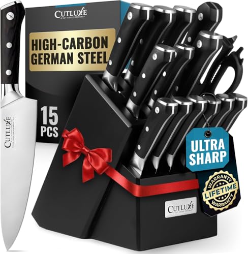 Cutluxe 15-Piece Artisan Knife Set