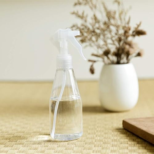 Miniatura 4 de Suwimut 9 botellas de plástico con atomizador, pequeñas botellas vacías de 7 onzas líquidas, pulverizador de gatillo recargable de plástico de