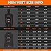 KOVNLO Heated Vest For Men, 8 Heating Zones, Lights-out Design, Lightweight Mens Heating Jacket (Battery Pack Not Included)